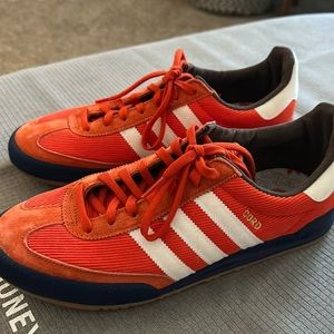 Never worn outside- Adidas Cord Orange unisex size 7.5